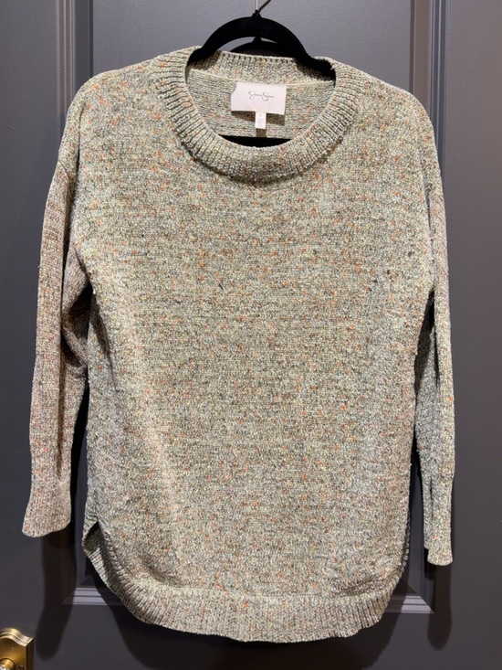 Jessica Simpson Sweaters - Jessica Simpson Sage Flecked Crewneck Sweater